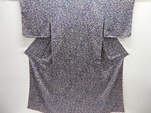 未使用品　笹模様小紋着物